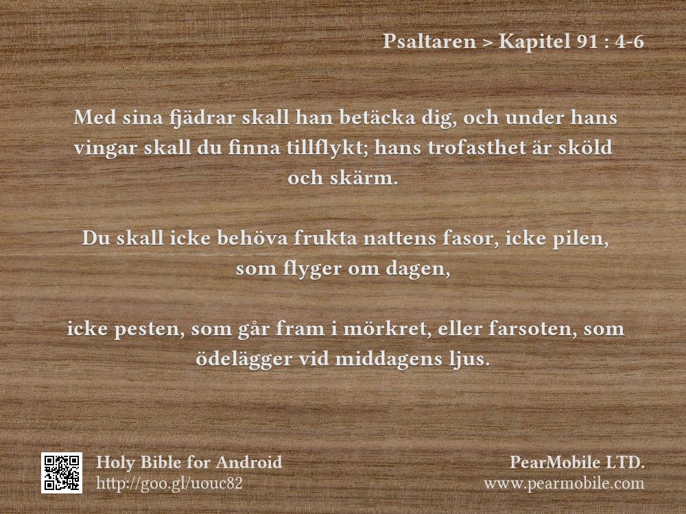 Psaltaren, Kapitel 91:4-6